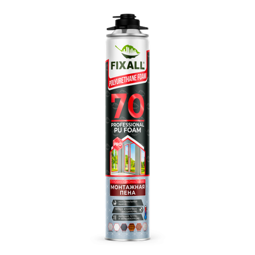 Пена Профессиональная FIXALL 70 PRO 890мл