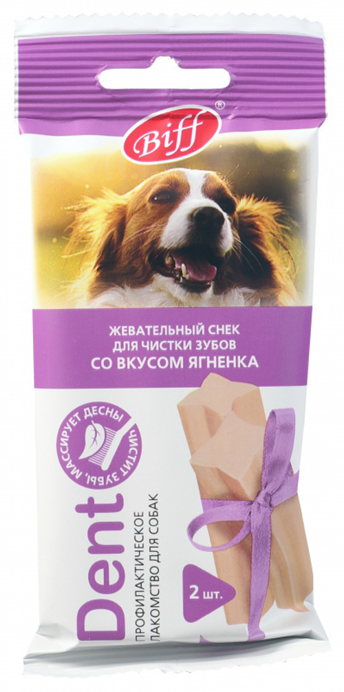 TitBit Жевательный снек Dent для средних собак со вкуосм ягненка 40 гр.