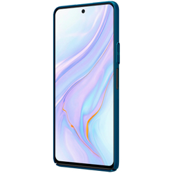 Тонкий жесткий чехол синего цвета (Peacock Blue) от Nillkin для Huawei Honor 50 SE и Nova 9 SE, серия Super Frosted Shield