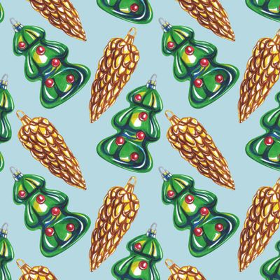 Новогодние ёлочные игрушки