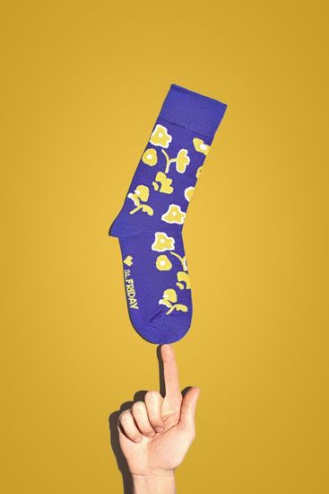 Носки st.Friday Любимые цветы. Васильковые