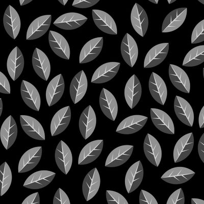 Листики на черном