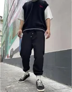 Брюки на резинке БИЧ Чёрные