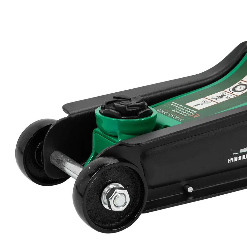 Домкрат подкатной гидравлический 2.5т (h min 85мм, h max 350мм) в кейсе RockForce##Rock FORCE RF-TH32505C