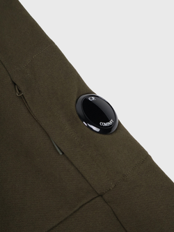 Худи на молнии C.P. Company Diagonal Raised Fleece Ivy Green