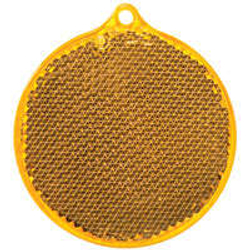 Пешеходный светоотражатель «Круг», оранжевый