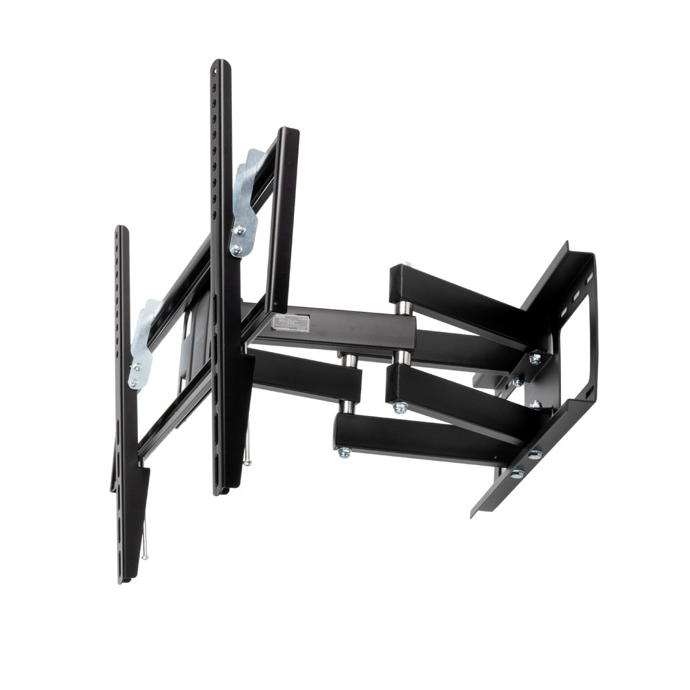 Кронштейн наклонно-поворотный Kromax OPTIMA-409 черный 32"-65" макс.45кг настенный поворотно-выдвижной и наклонный