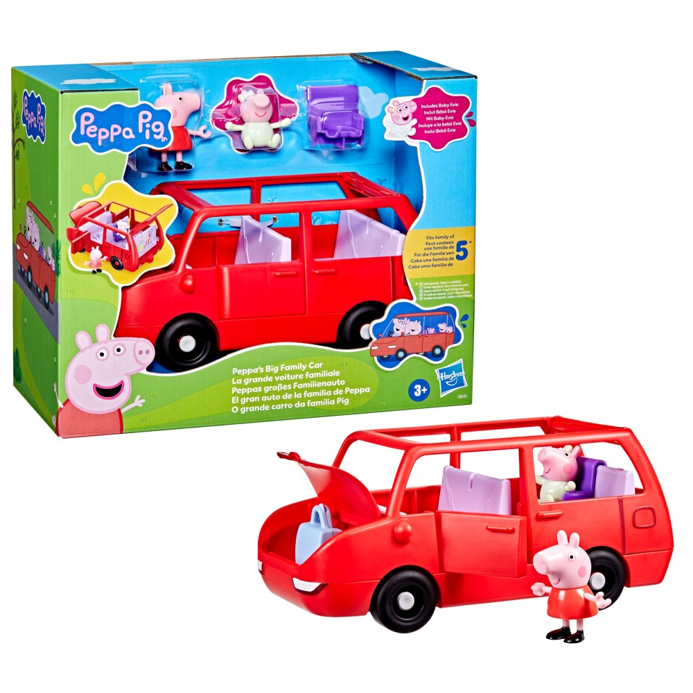Hasbro G0541 — Большой семейный автомобиль с 2 фигурками Свинка Пеппа G0541 — фото 1