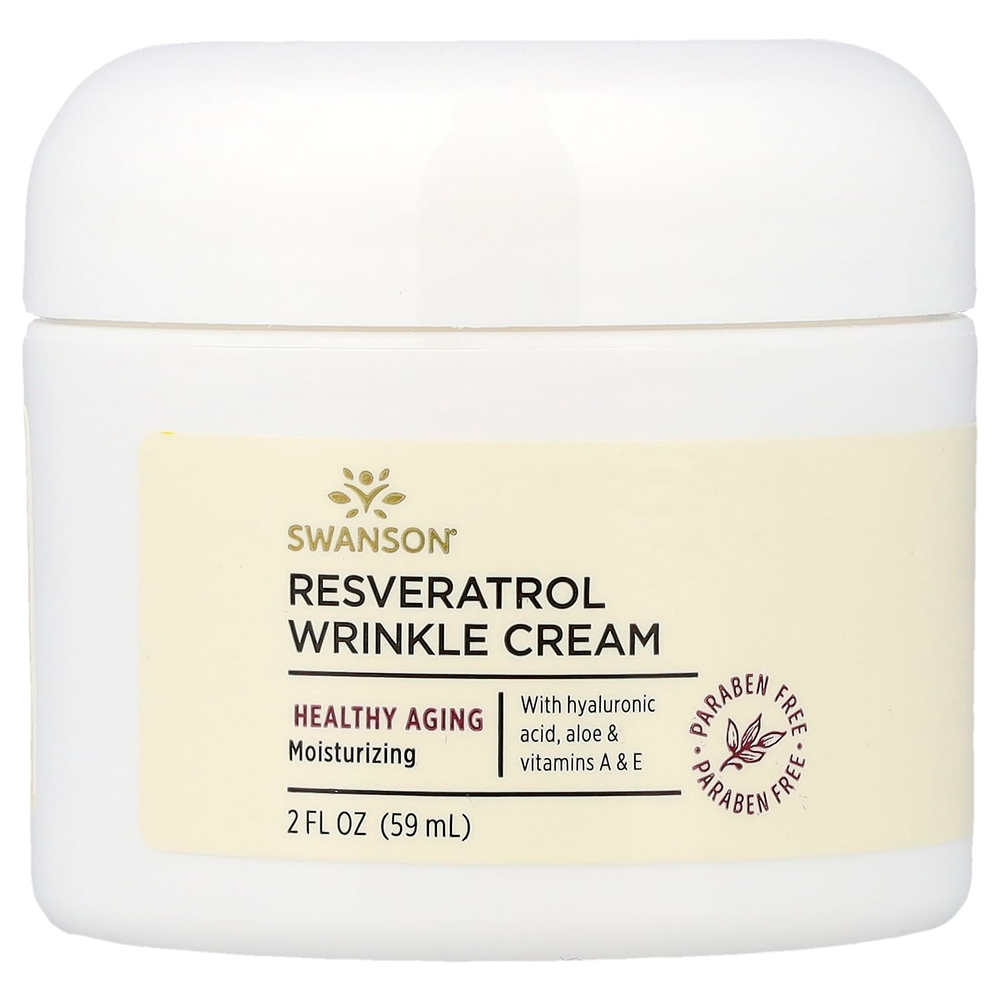 Swanson, Крем от морщин с ресвератролом, 59 мл (2 жидк. унц.)