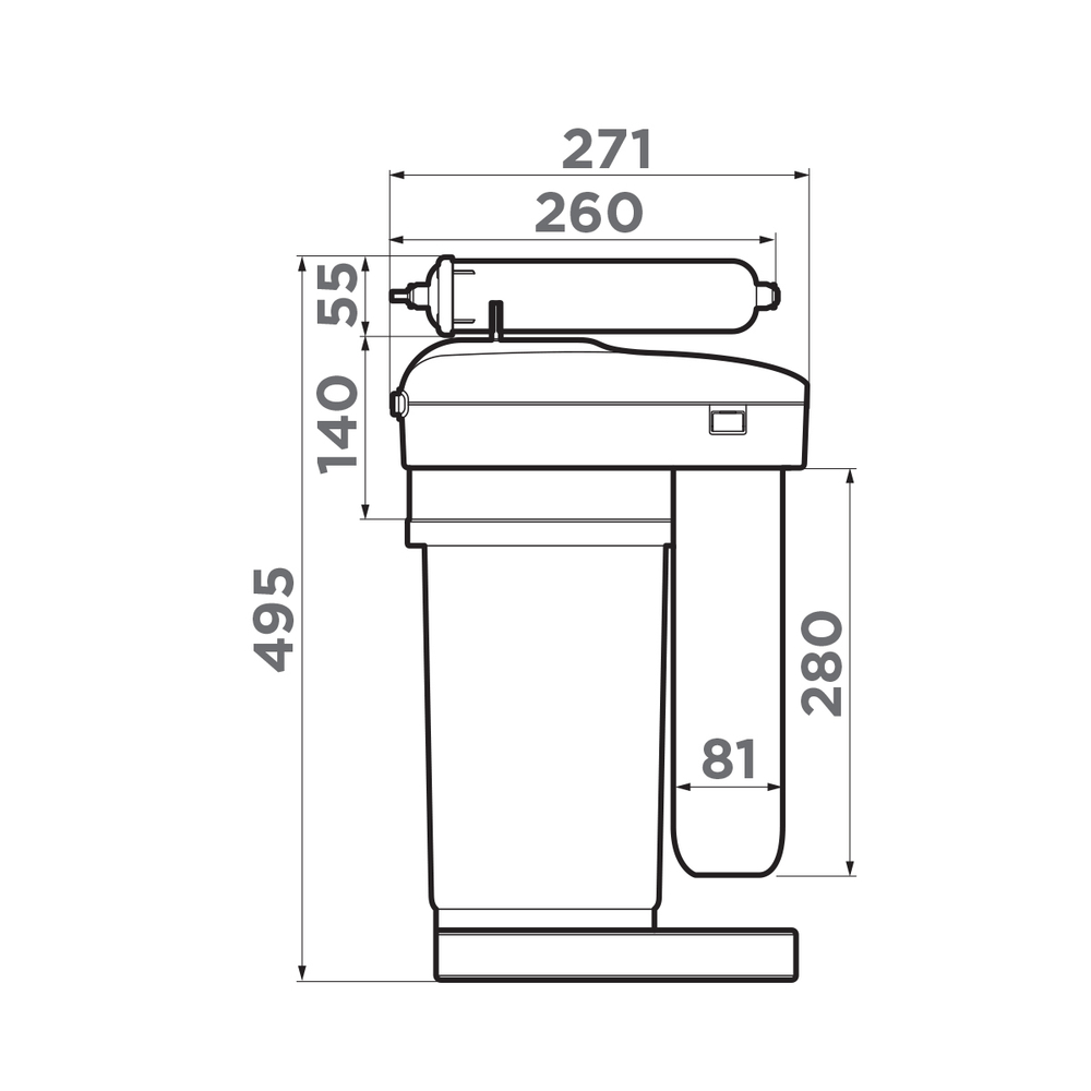 Omoikiri Pure Drop 2.1.4S