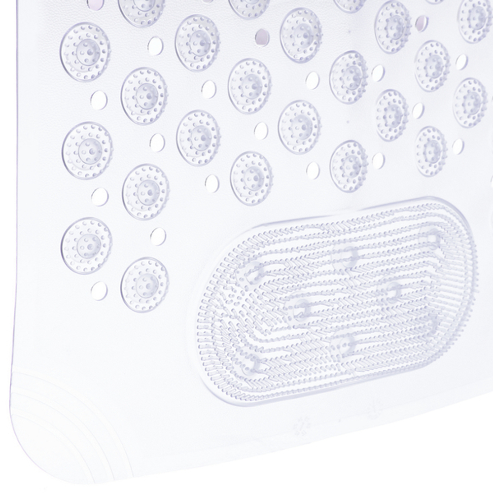 Коврик в ванну Селфи 70х35 ПВХ Бэтти прозрачный