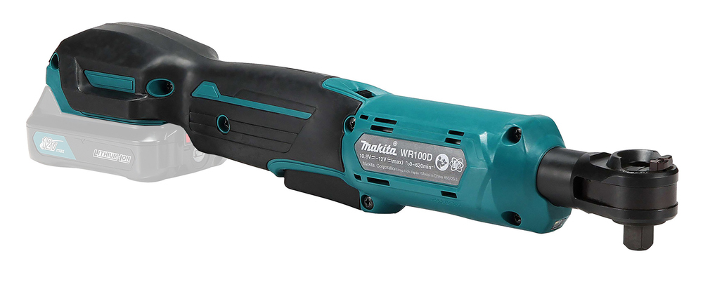 Аккумуляторная угловая трещотка 3/8\" и 1/4\" СXT ® WR100DZ СXT 12В 3/8 1/4\"3/8\"47,5 Нм