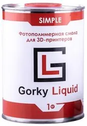 Фотография — Фотополимер Gorky Liquid Simple синий 1 кг