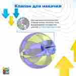 Аттракцион Водный шар ПВХ «Желто-голубой» 2*2*2 м