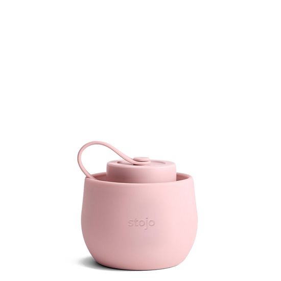 Бутылка складная силиконовая Stojo Bottle Carnation, 20 oz / 590 мл