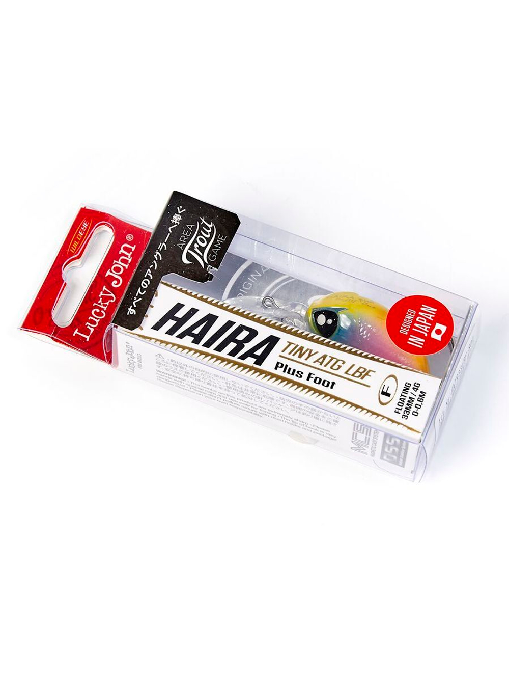 Воблер плавающий Lucky John Pro Series HAIRA TINY ATG LBF 03.30/803 Plus Foot