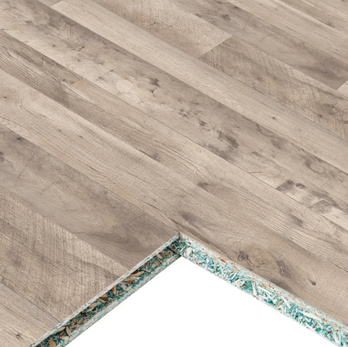 Плита ЛДСП QuickDeck Plus Дуб Аскет Р5 Е1 шпунтованная влагостойкая 1200х900х16 мм