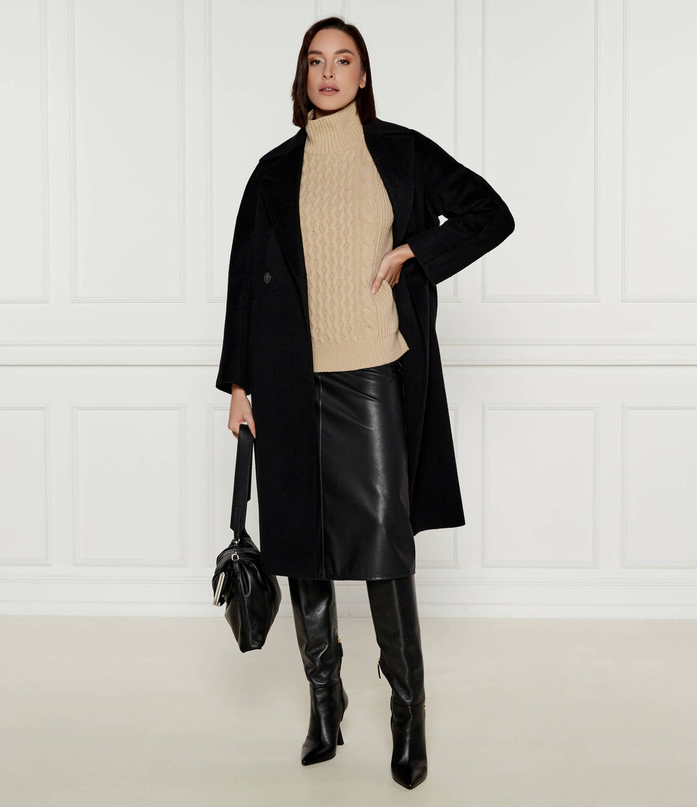 Шерстяной гольф Veneto Weekend MaxMara - бежевый(253661926)