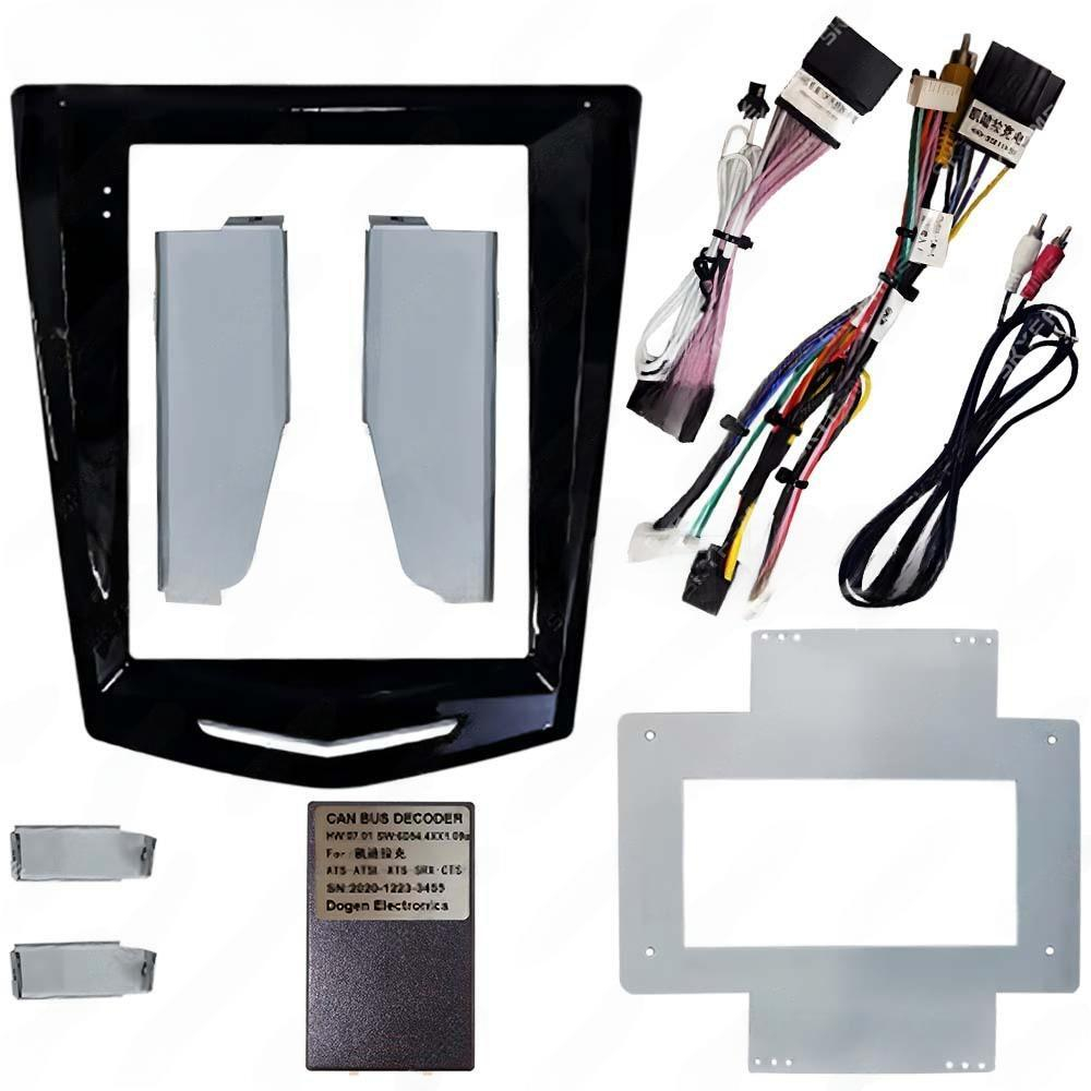 Магнитола для Cadillac SRX 2012-2017, ATS - Carmedia SF-9726 вертикальный экран 9.7" в стиле "Тесла" на Android 12, ТОП процессор, 6Гб+128Гб, CarPlay, 4G SIM-слот