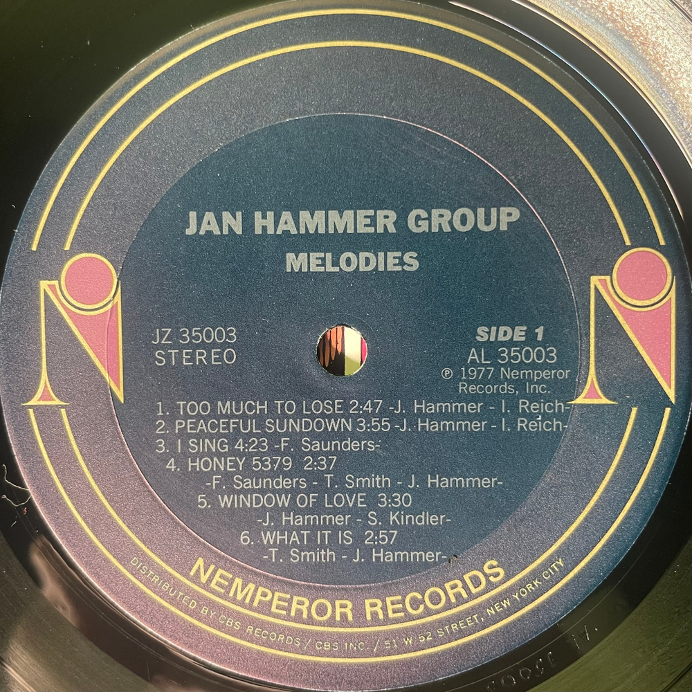 Jan Hammer Group – Melodies (США 1977г.)