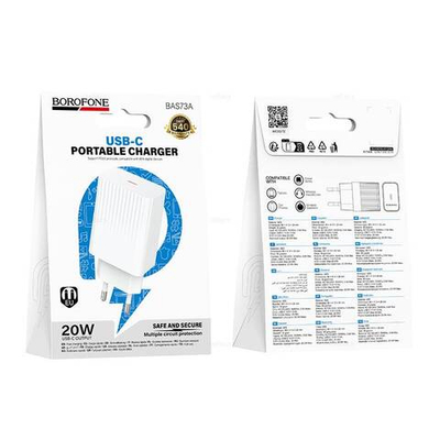 Зарядное устройство Borofone PD20W BAS73A (white)