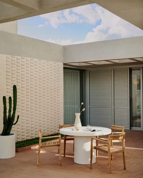 Садовый стул Victoire из массива тика