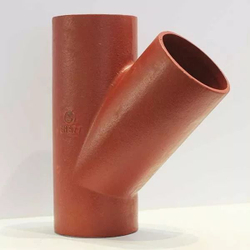 Тройник чугун SML Ду40/40мм 45гр б/растр RSP 404045