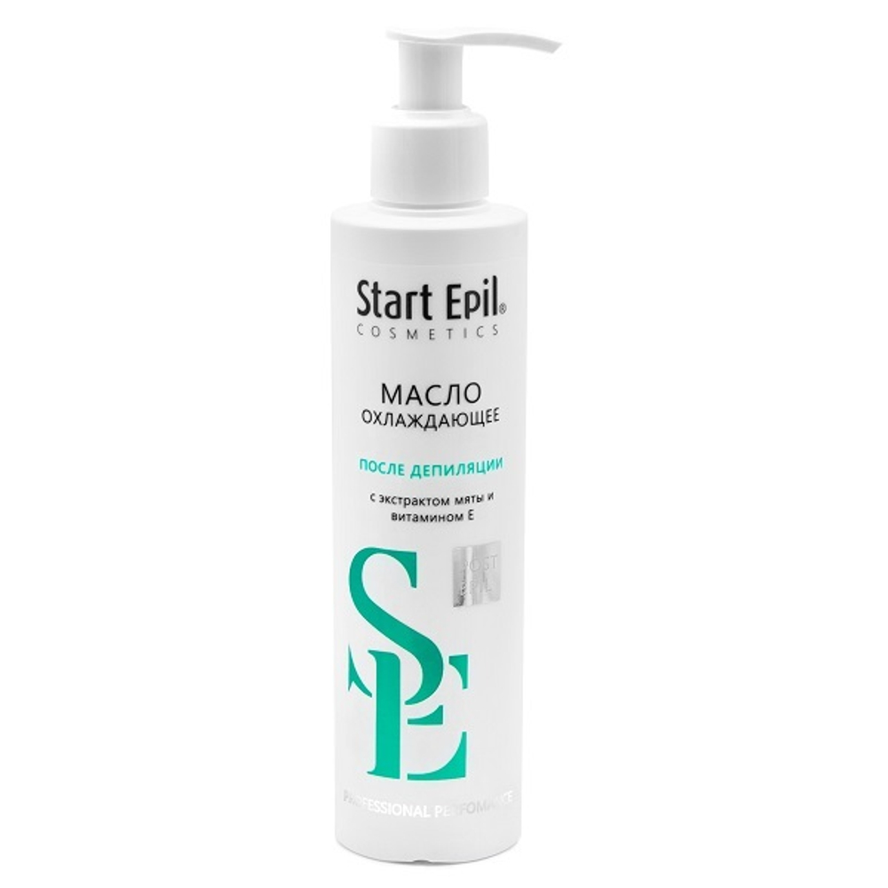 Масло после депиляции охлаждающее Start Epil с экстрактом мяты и витамином Е 200мл