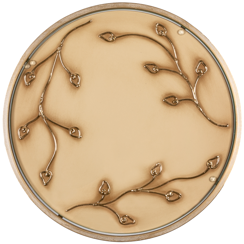Декоративный столик Орхидея Фиори Айвори Мраморное золото
