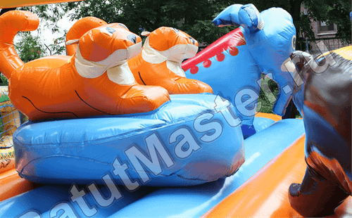 Коммерческий надувной батут "Нильский крокодил"