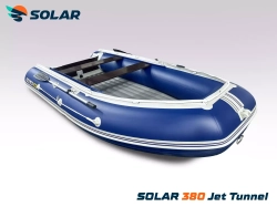 Надувная ПВХ лодка SOLAR 380 jet tunnel