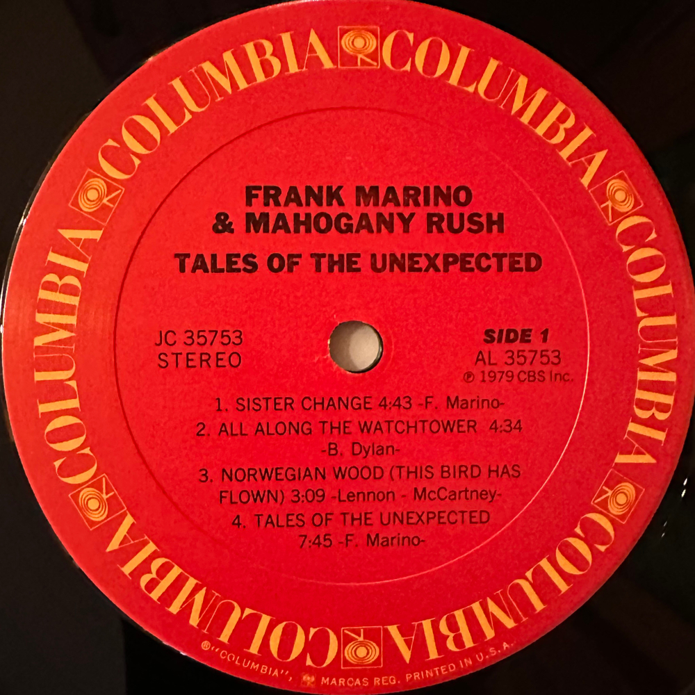 Frank Marino & Mahogany Rush ‎– Tales Of The Unexpected (США 1979г.)