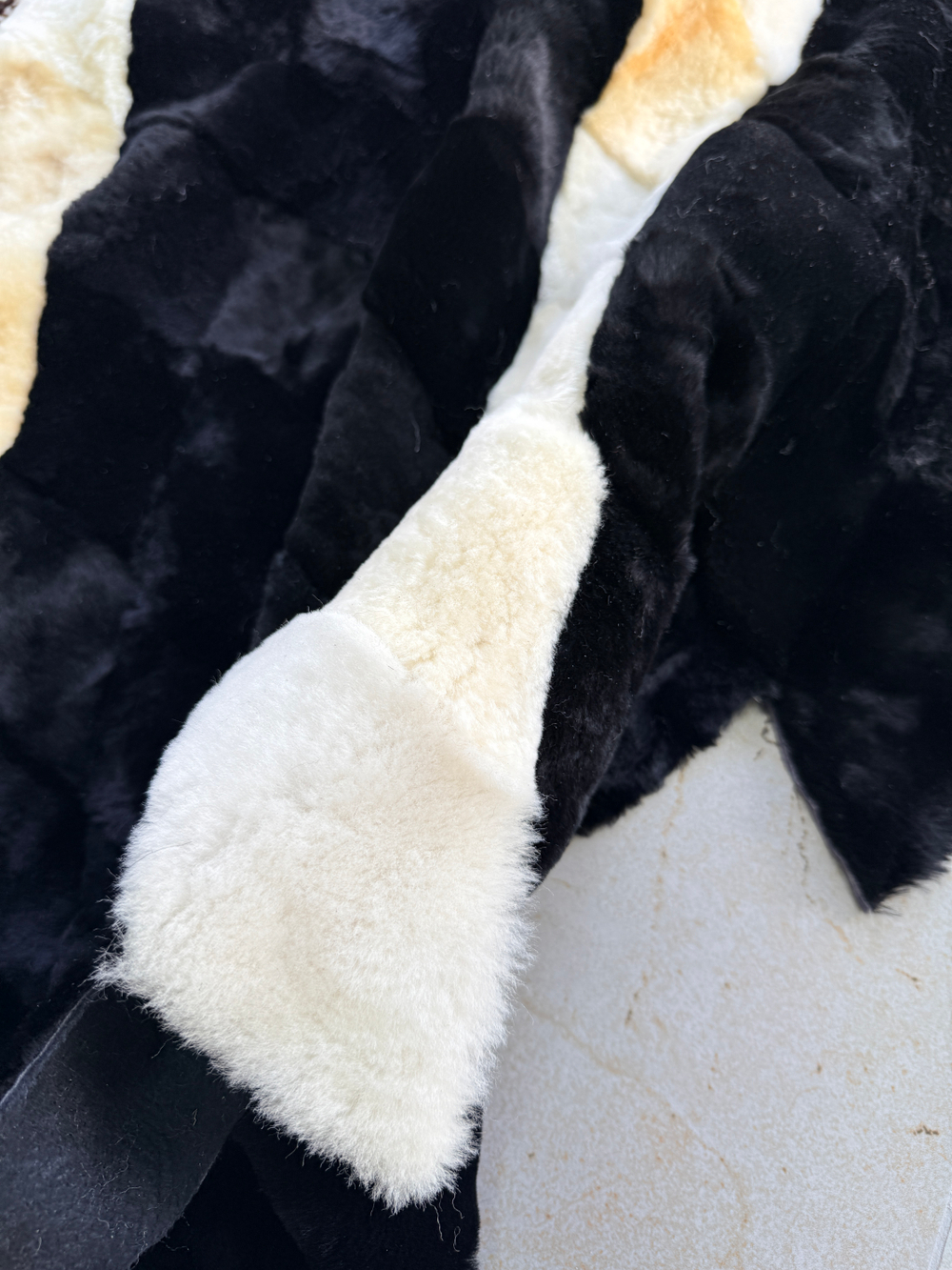 Меховой Коврик прикроватный накидка на кресло из овчины