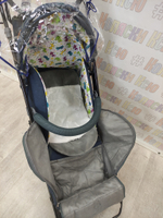 Санки-коляски Galaxy Snow kids 3-3С джинс темно-синий