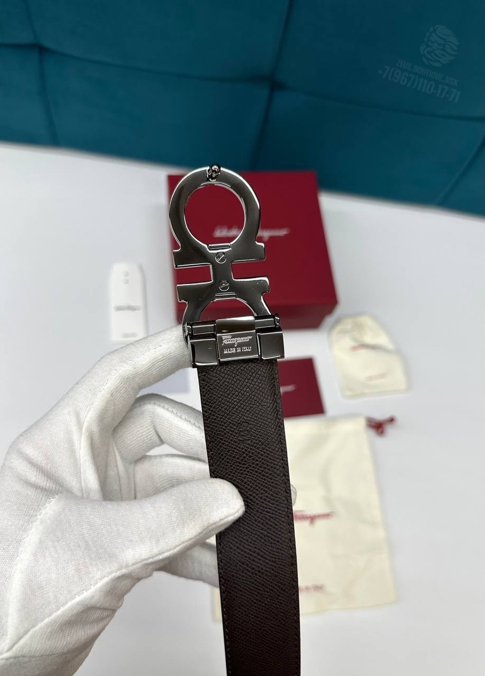 Двухсторонний ремень Salvatore Ferragamo
