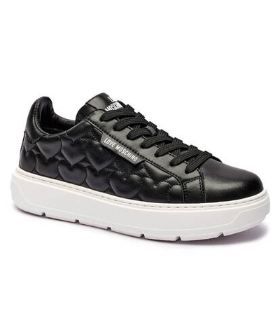 Кожаные кроссовки Love Moschino - черный(JA15114G1LIE0)