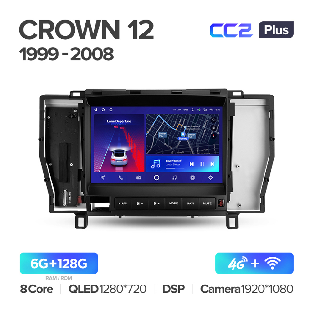 Teyes CC2 Plus 9" для Toyota Crown 1999-2008