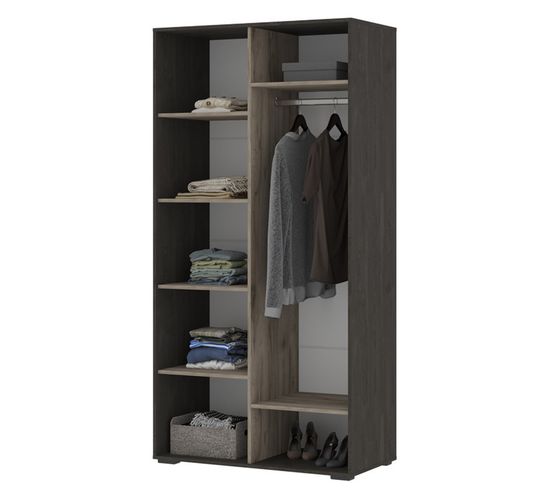 ЭДИНБУРГ ШК 02 Шкаф 2х створчатый с зеркалом