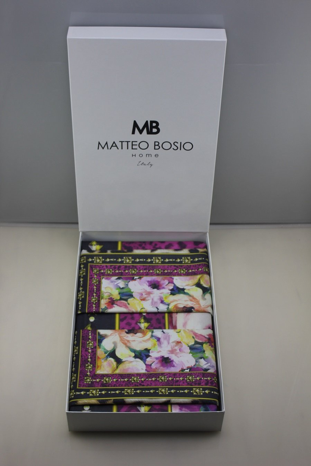 Постельное белье 2 спальное евро Matteo Bosio 07-МВ Италия упаковка