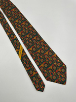 Галстук зелёный Salvatore Ferragamo