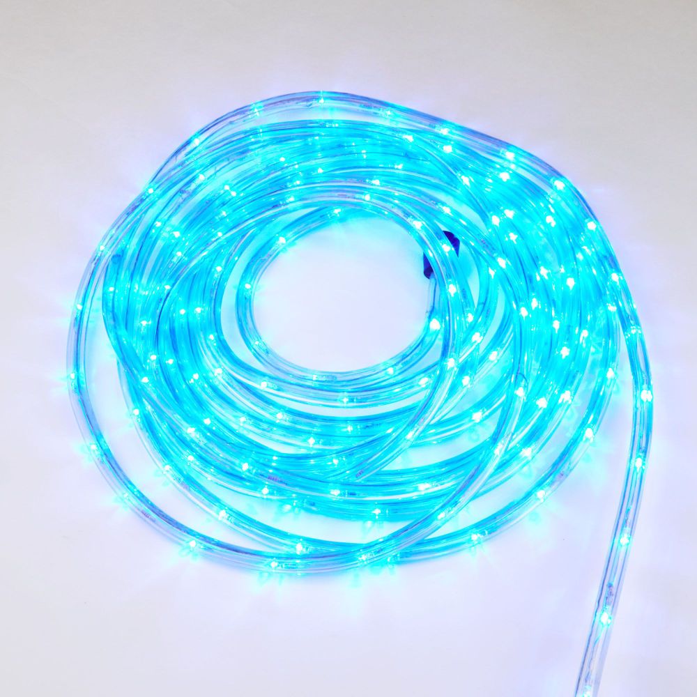 ULD-D50 8M-С08 IP44 BLUE Гирлянда светодиодная Дюралайт. 8м. С контроллером. Синий свет. Провод прозрачный. ТМ Uniel