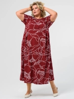 Платье женское "Маки"