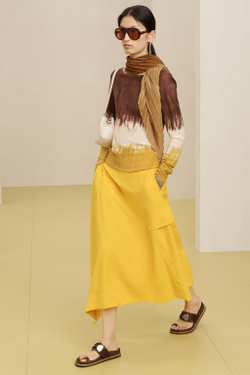 ZARA СВИТЕР С ШИРОКИМ ВОРОТНИКОМ, ТЕМНО-КОРИЧНЕВЫЙ