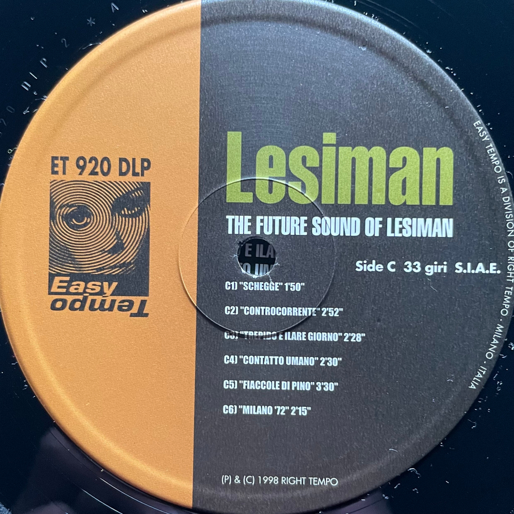 Lesiman – The Future Sound Of Lesiman 2LP (Италия 1998г.)