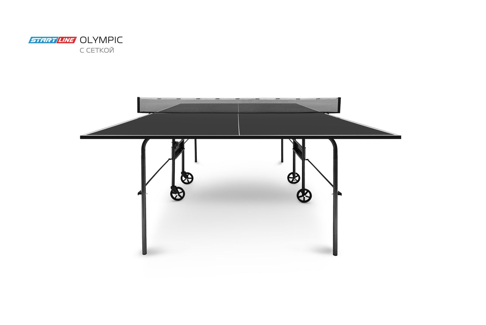Стол теннисный Olympic с сеткой Black фото №5