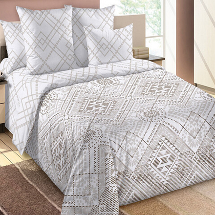 Комплект постельного белья "ВЛ. ЮТА", перкаль, 100% хлопок.