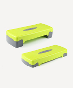БЕЗ УПАКОВКИ Степ-платформа фиксирующаяся STARFIT SP-103 65х26х15 см, 2-х уровневая, лаймовый