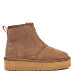 UGG Neumel Platform Zip Chestnut
