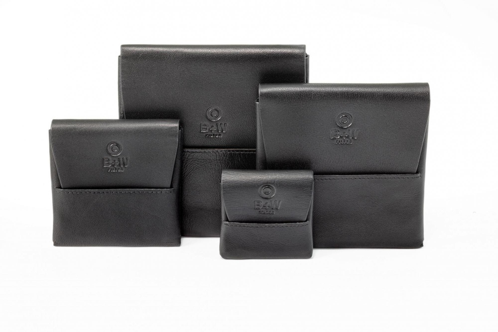 Schneider (B+W) Filter leather wallet 11x11x1см. Чехол B+W (Schneider) для cветофильтра до 95мм
