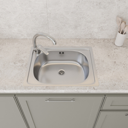 Мойка кухонная Domaci Равенна Ssik 500*400 (5) с переливом